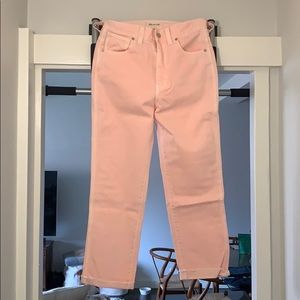 Madewell pink jeans